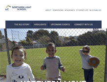 Tablet Screenshot of northernlightschool.com